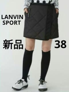 たばくまん様専用 新品 ランバンスポール 中綿スカート38 黒定価38500