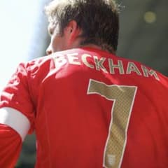 イングランド代表 2006-08 ベッカム アウェイ ユニフォーム - メルカリ