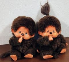 希少：セキグチ】1970年代 初代 モンチッチ 2体セット 昭和レトロ