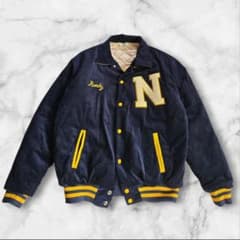 Backers バッカーズ コーデュロイスタジャン ネイビーイエローM - メルカリ