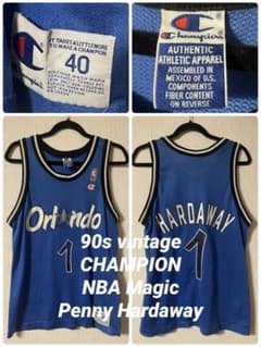 ビンテージ 90s NBA チャンピオン 40 ユニフォーム ペニーハーダウェイ