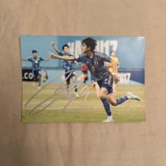 サッカー日本代表 道脇豊 直筆サイン ① アビスパ福岡 ロアッソ熊本