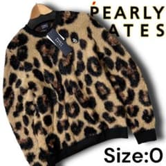 0 パーリーゲイツ シャギーサーマル レオパード ニット セーター 051