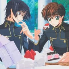 一番くじ コードギアス お茶会ルルーシュ&スザクビジュアルクロス