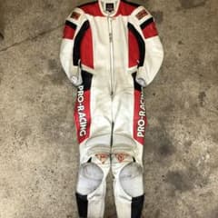 レーシングスーツ 革ツナギ Lサイズ ナンカイ 南海部品 NANKAI 当時物