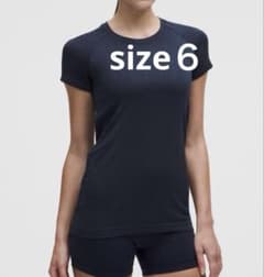 新品 ルルレモンSwiftly Pointelle S.S. Shirt（紺） - メルカリ