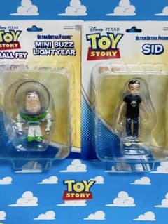 トイストーリー udf フィギュア シド・ミニバス・ニセモノバズ 希少