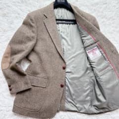美品 J.PRESS ハリスツイード テーラード ジャケット くるみボタン