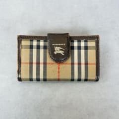 Vintage BURBERRY ノバチェック シャドーホース キーケース - メルカリ