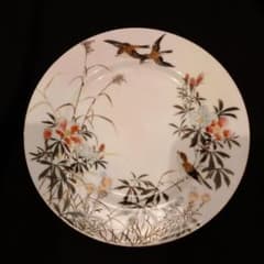 明治期 横浜焼 井村彦次郎 スズメ 皿 骨董 里帰り 輸出品 - メルカリ