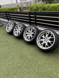 v*イ様 エイムゲイン 20インチ ホイールセット スペーサーロックナット