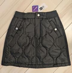 新品未使用】New Era ブラック キルティングスカート ゴルフウェア