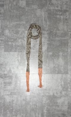 Dior Homme AW05 シルク フリンジ ストール スカーフ - メルカリ