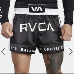 新品 RVCA SPORTルーカ スポーツ ショーツ L 黒x白(格闘技） - メルカリ