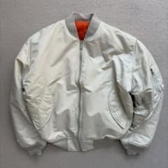 希少】OLD UNIQLO MA-1 ホワイト XL 短丈 ワイドシルエット - メルカリ