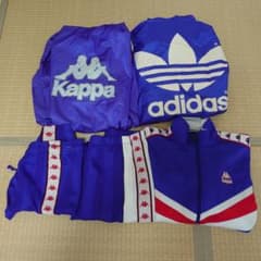 5点セット】アディダス＆カッパ サッカー ジャージ ハーフパンツ 1990