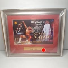 内藤哲也 IWGP&インターコンチネンタル2冠 フォトフレーム サイン入り