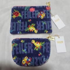 フェイラーアンドハイジ フラットポーチ 舟型ポーチ 2点セット