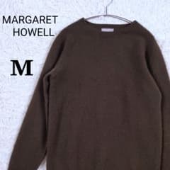 マーガレットハウエル Shetland Wool カシミヤブレンド M ブラウン