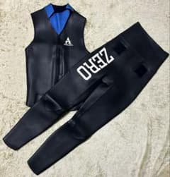 ATHLONIA ウエットスーツ 黒 トライアスロン ロングジョン Sサイズ