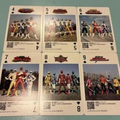 ♠️4-♠️9】 神田カレーグランプリ スーパー戦隊 カード トランプ