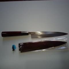 柳刃包丁 白紙2号安来鋼 郷右馬允（ごううまのすけ）義弘 樹脂製