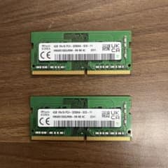 SK hynix 4GB PC4-3200AA メモリ 2枚セット - メルカリ