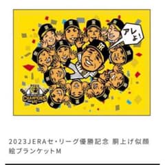 阪神タイガース 優勝記念 胴上げ 似顔絵 ブランケットM - メルカリ