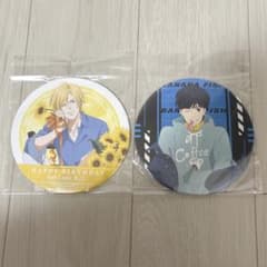 匿名配送 バナナフィッシュ BIG缶バッジセット アッシュリンクス 奥村