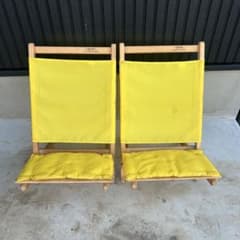 希少 byer of maine メインラウンジャー 2脚セット イエロー - メルカリ