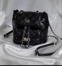 ダーリッチ キルティングビジューミニリュック - メルカリ