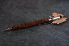 PG5木軸カスタム0226 高村杢工房 製図用シャープペンシル バチック