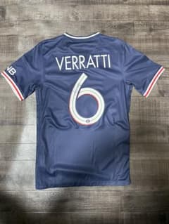 PSG ヴェラッティ 直筆サイン入りユニフォーム 20-21 ICONS証明書付