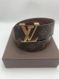 ルイ・ヴィトン モルタルホワイト レザーベルト P55 - メルカリ