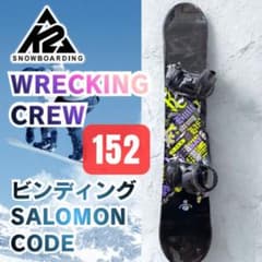 K2 スノーボード セット Wrecking Crew 152 SALOMON - メルカリ