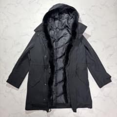 iCB モッズコート 5way 黒 ダウンライナー＆フォックスファー付き