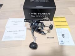 スプール無し シマノ 管86HD 21ツインパワーSW8000HG本体ハンドル