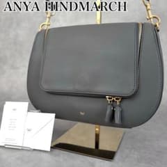 美品 アニヤハインドマーチ Vere Satchele ショルダーバッグ グレー