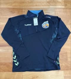 新品hummel V・ファーレン長崎 ハーフジップウェア Mサイズ ネイビー