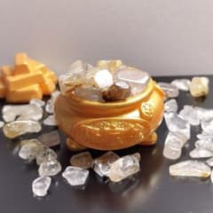 龍穴神々宿る/金運/財運『ゴールドルチル付き・聚寶盆』SALE品 - メルカリ