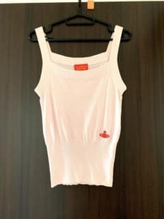 美品】Vivienne Westwood タンクトップ ピンク 刺繍ロゴ 2 - メルカリ