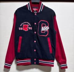 1着のみ 限定 完売 広島東洋カープ コーデュロイ スタジャン 紺色 S