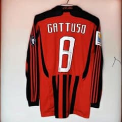 07-08 ACミラン GATTUSO 8番 シャツ 長袖 - メルカリ