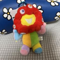 万博 ミャクミャク カラビナ付きマスコット レインボー カラフル 新品