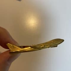 J*O様 JALパイロット1980か1990年代ネクタイピン 金色 - メルカリ