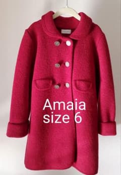 アマイアキッズコート Amaia Razorbil サイズ6 バーガンディ - メルカリ