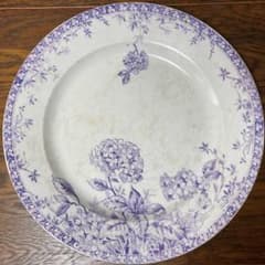 秋の感謝セール♪フランス アンティーク☆ジアンGienプレート大皿