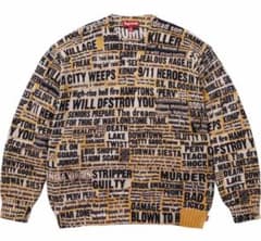 supreme Blurred Logo Sweater RED Lサイズ | Shop at Mercari from