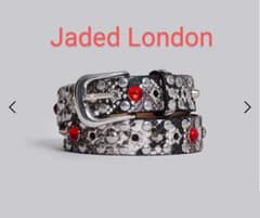新品タグ付】JADED LONDON スネーク柄ベルト 正規品 - メルカリ