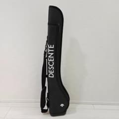 人気 希少】デサント クラブケース 自立型 ゴルフ ブラック DESCENTE
